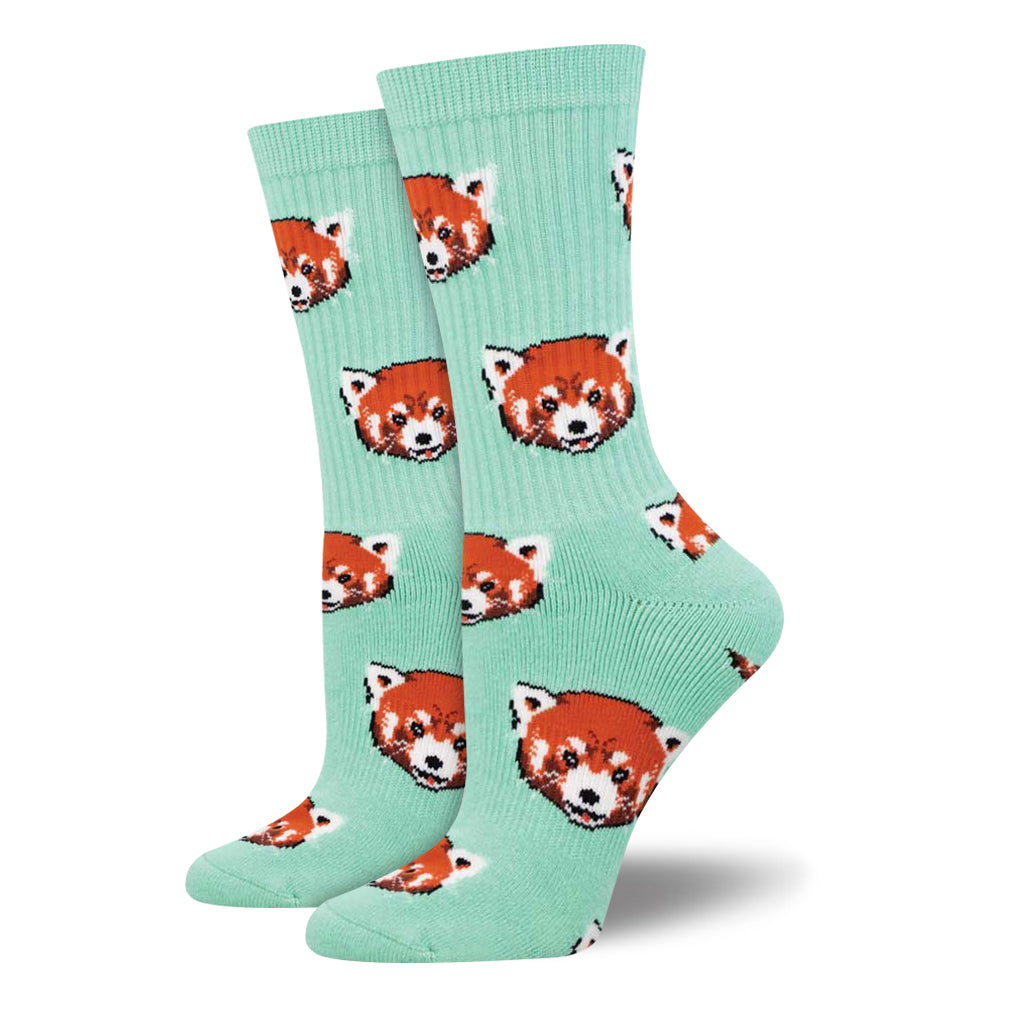 Red Panda Ladies Socks