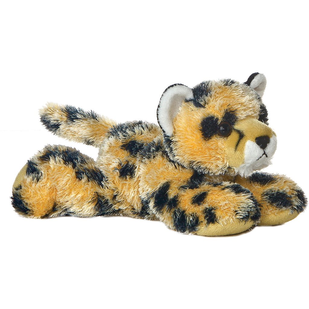 STUFFED CHEETAH MINI LAYING PLUSHY