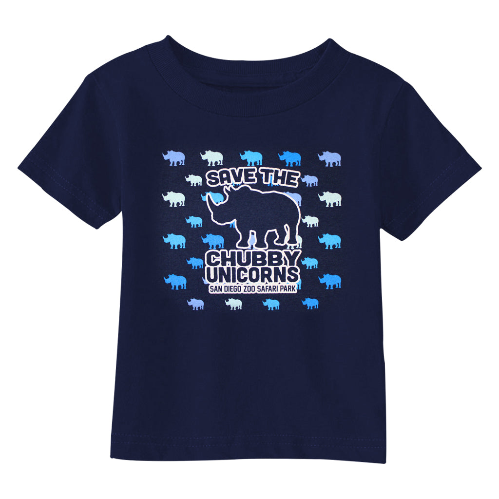 NAVY BLUE RHINO CREW NECK SHORT SLEEVE TODDLER T-SHIRT